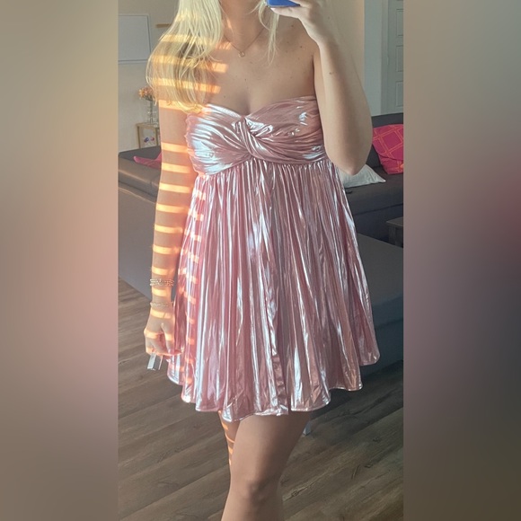 Strapless Metallic Dress - Picture 3 of 3